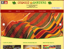 Tablet Screenshot of legassigardens.com
